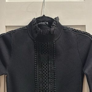 The Kooples Black Sweater Dress